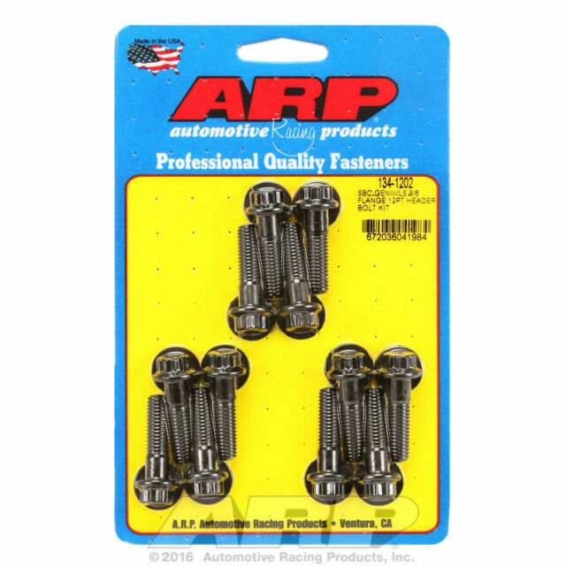 ARP 134-1202 GM LS Series Chromoly Header Exhaust Manifold Bolts LS1 LS2 LS6 LS3