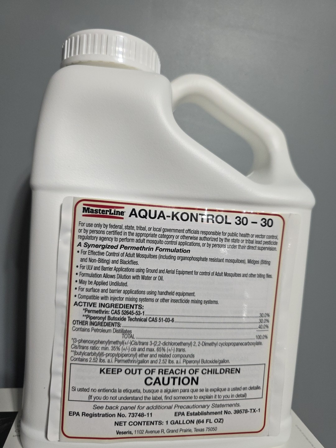 MasterLine 810864 Aqua-Kontrol 30-30 Water Dilutable 1 Gallon