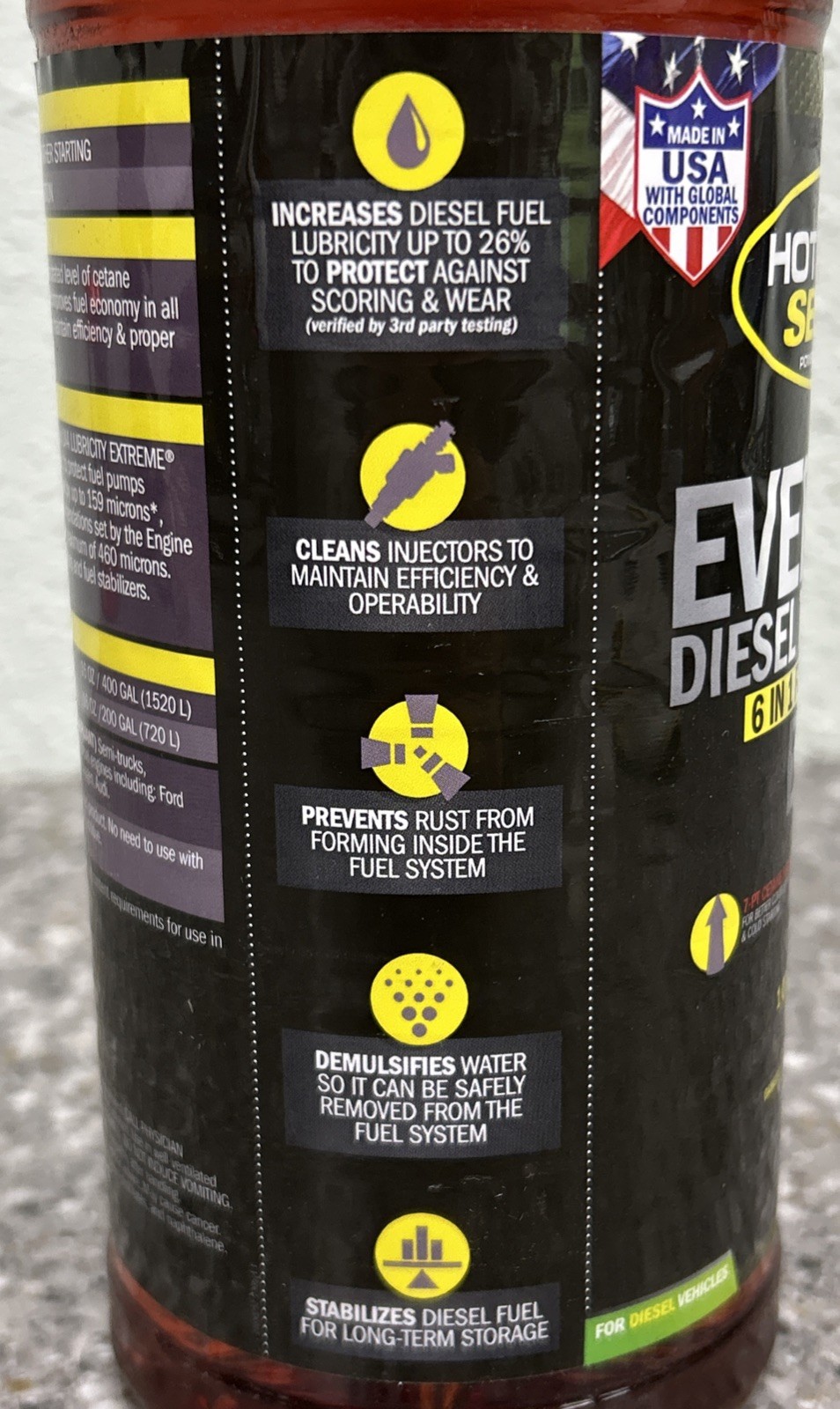 Hot Shot's Secret Everyday Diesel Treatment 32oz, 6-in-1 Diesel Additive