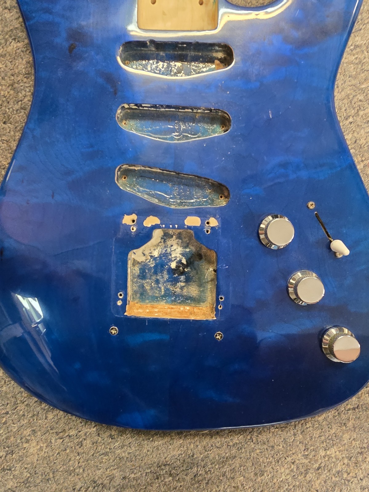 Late 80’s BC Rich Electric Guitar Body St iii USA