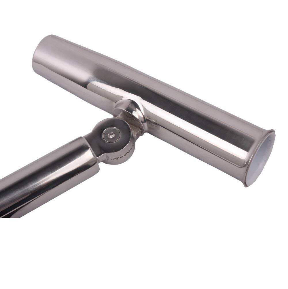 2X 316 Stainless Steel Fishing Rod Holder Outrigger Adjustable for Marine Boat