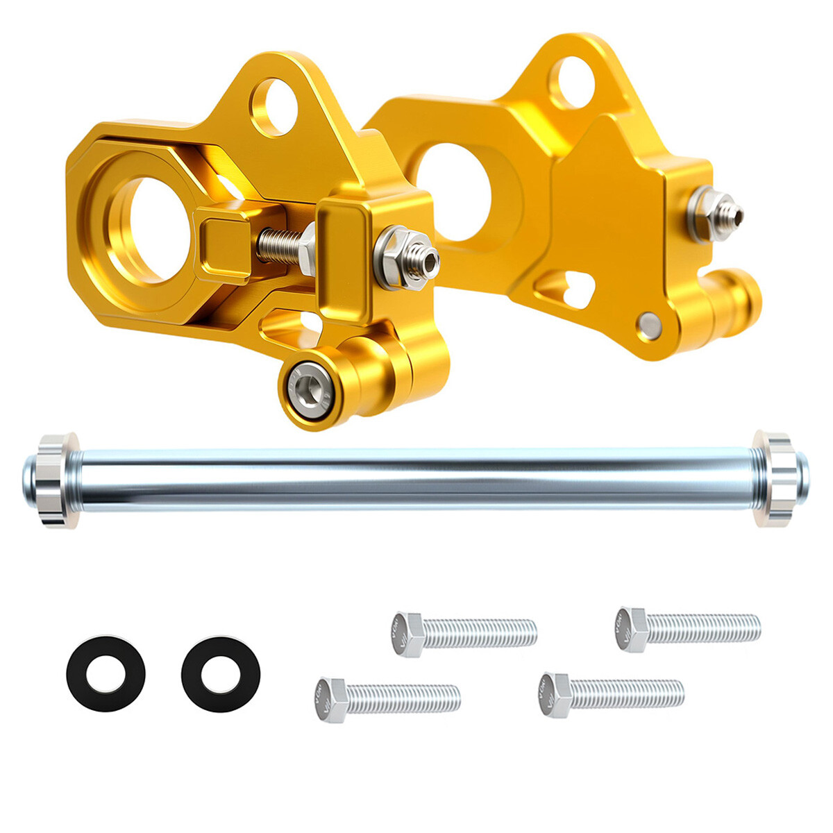 Rear Gold Axle Adjuster Kit For Harley Touring Road Glide FLTRX 2009-2023