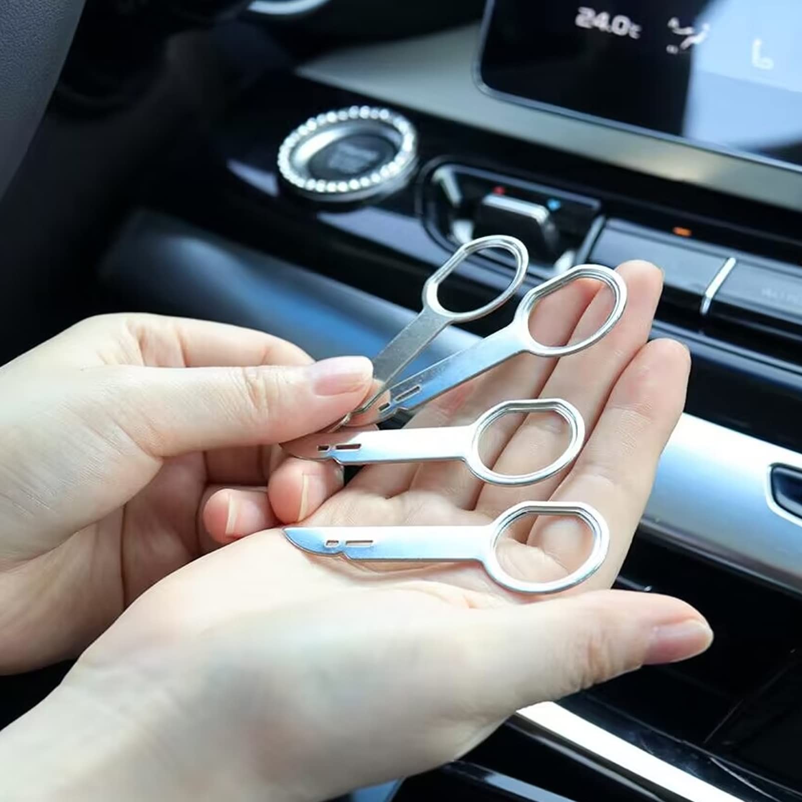 Radio Removal Tool key Set for Ford, Volkswagen, 4PCS