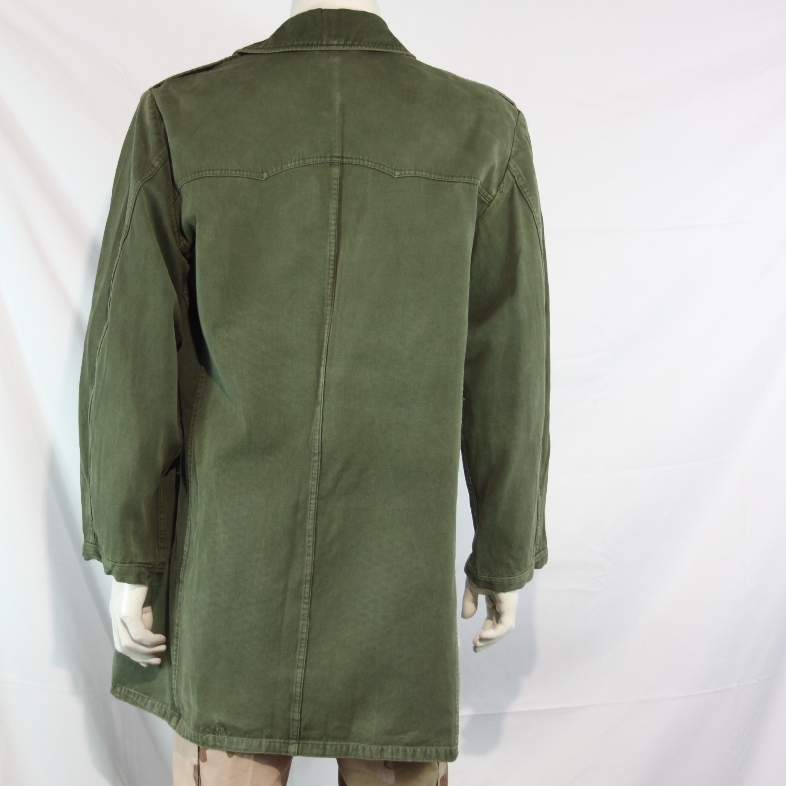 Hungarian Vintage Army Parka Outer Unlined Repaired 42-44" Chest (4115)