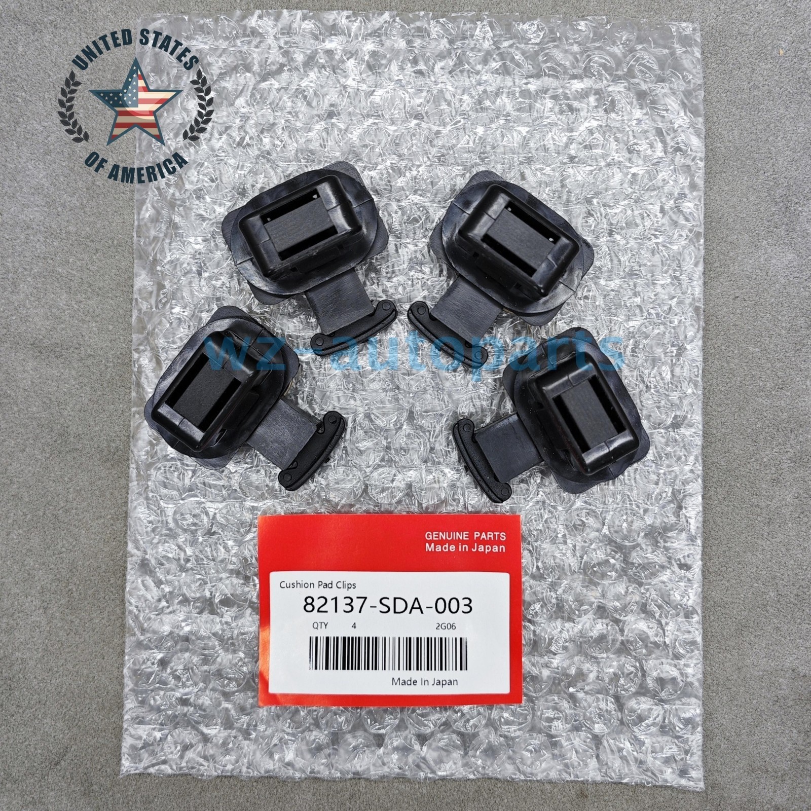 OEM! 4PCS Rear Seat Cushion Pad Clips For Honda Acura TSX Honda 82137-SDA-003