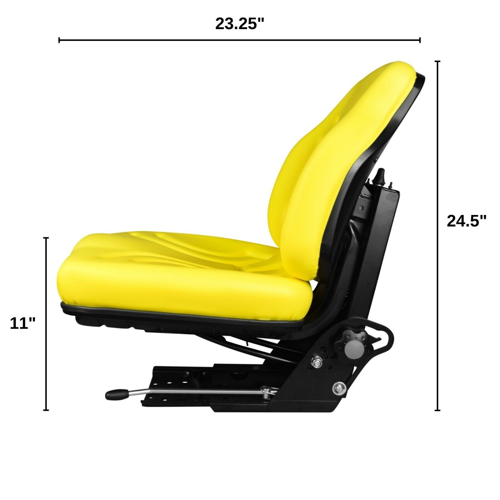 Yellow Suspension Tractor Seat for John Deere 5045E 5055E 5065E 5075E
