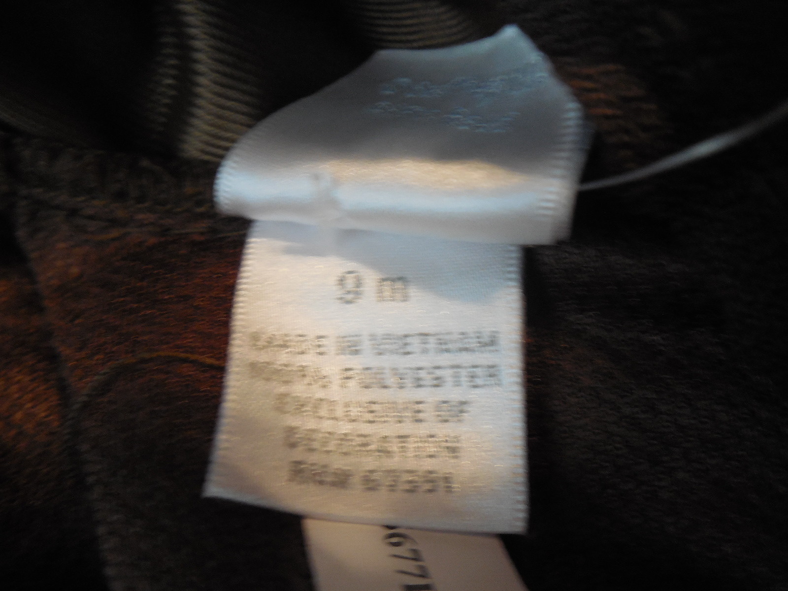 MONKEY Halloween Costume Infant Baby Hood Zip Up Padded Size 9 Months New