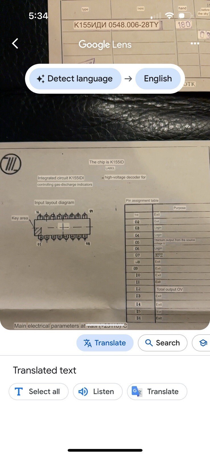10 Piece K155ID1 (SN74141) Driver for Nixie Tubes Microcircuit