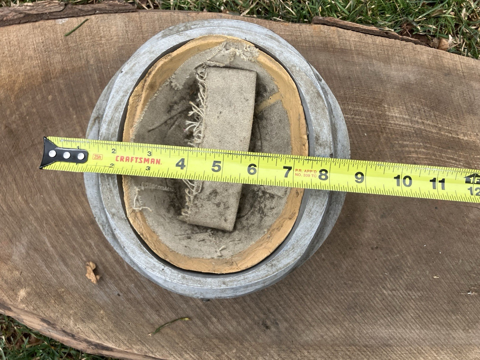 VTG Millinery Cowboy Hat Block with Hard Rubber Form Insert Matching Pair Childs