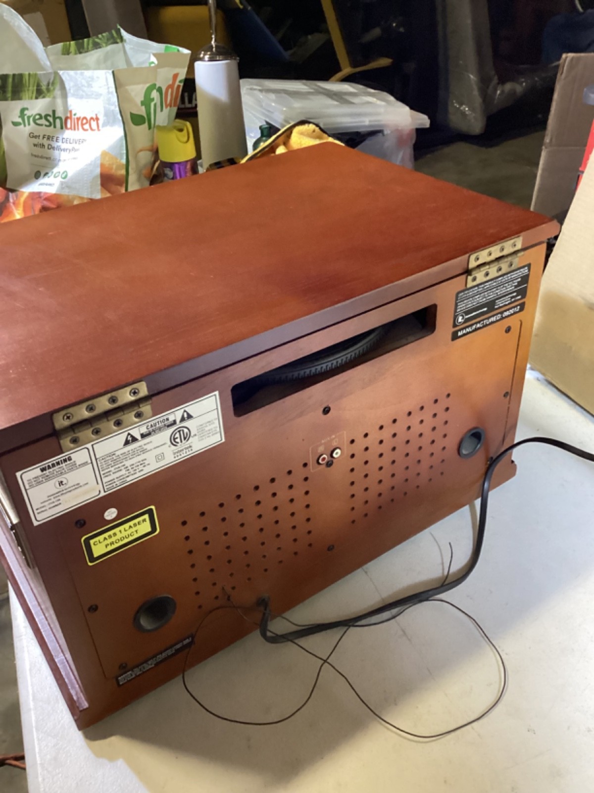 INNOVATIVE TECHNOLOGY ITVS-750B Functions Perfectly Record Player Never Used