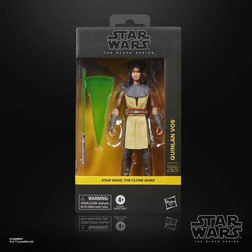 Star Wars: The Clone Wars - Black Series - Quinlan Vos Action Figure [New Toy]