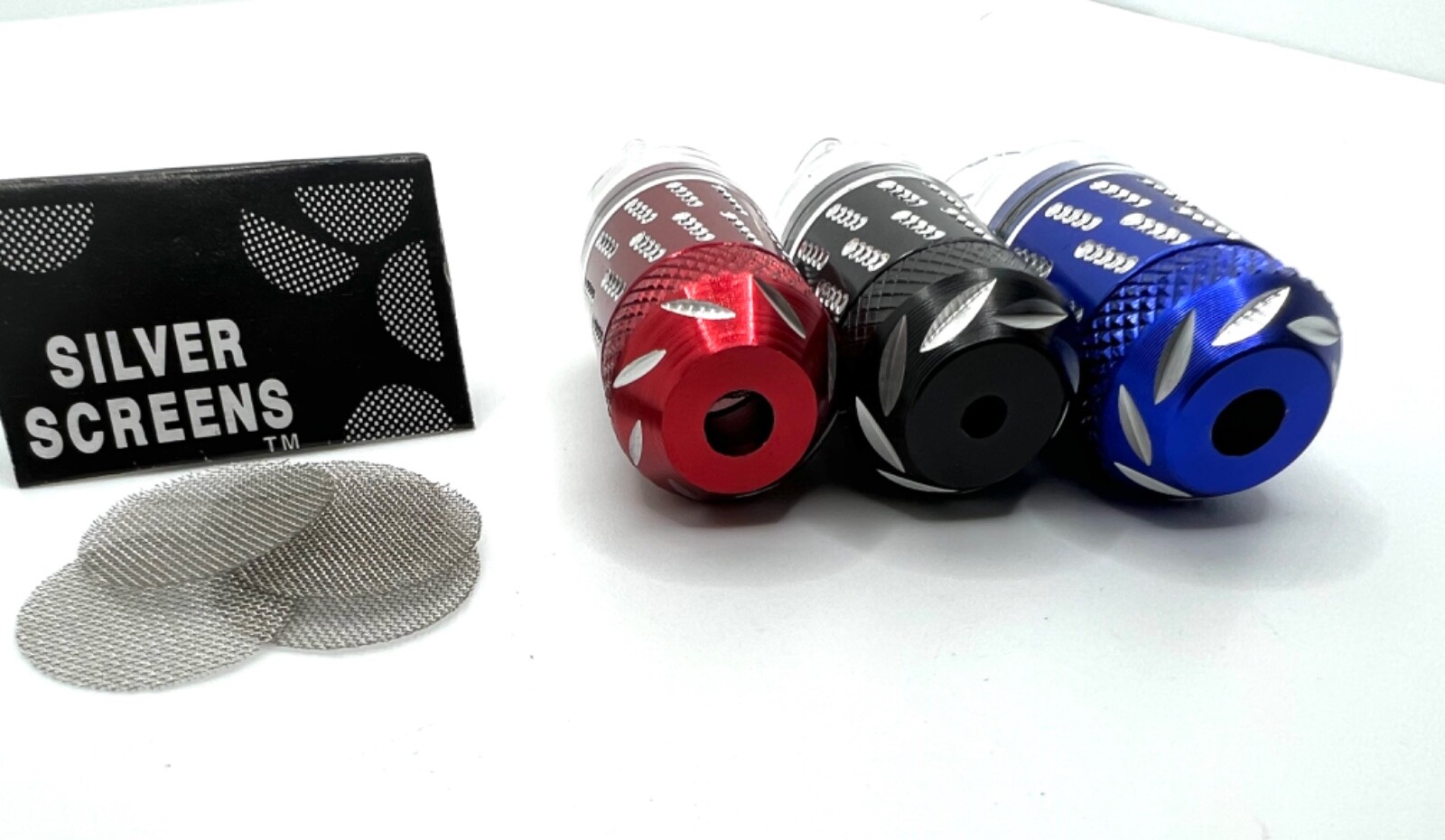 3 Sneak a Toke Metal Bullet Smoking Pipes Tobacco One Hitter Pipe. W/ SCREENS