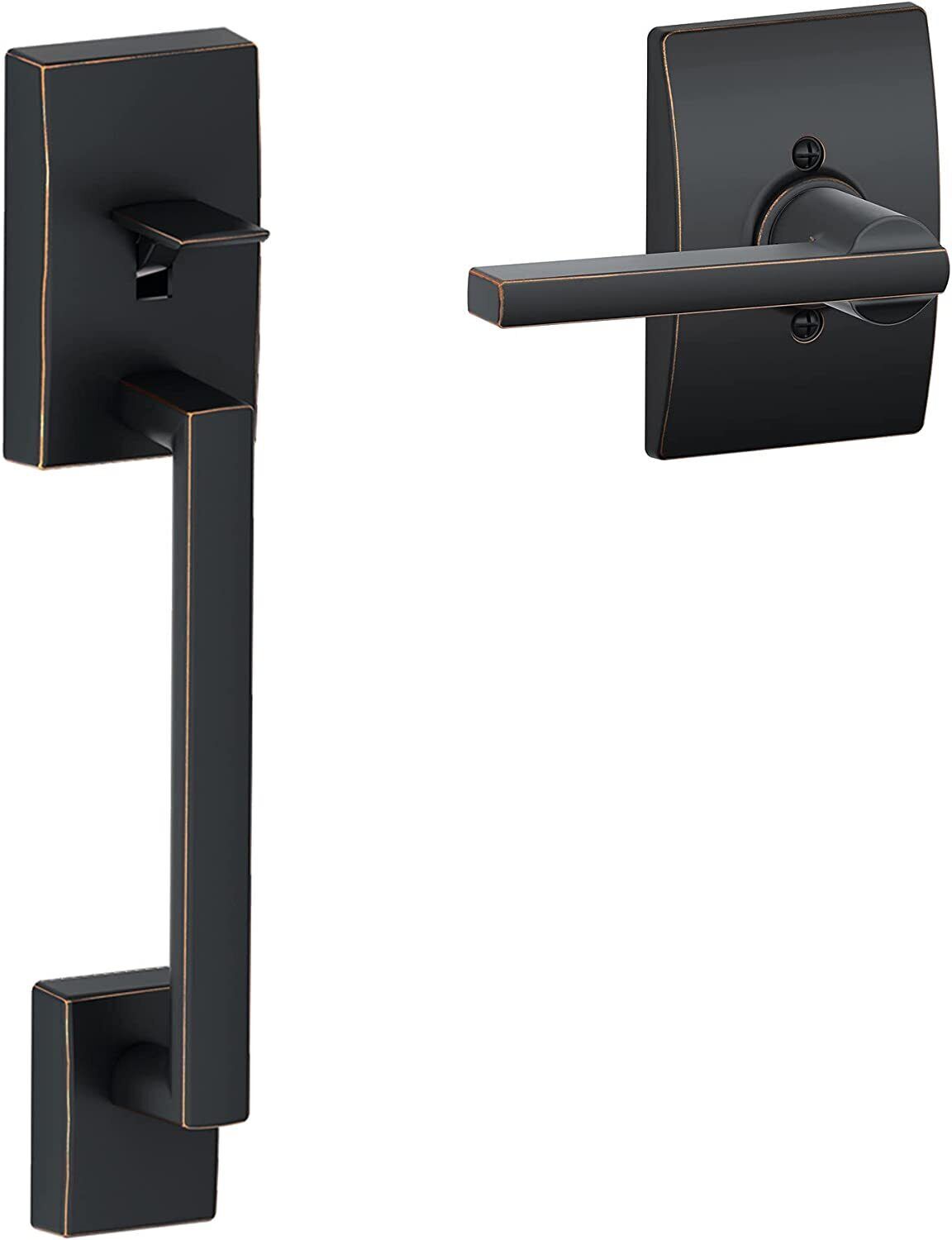 Schlage Century Door Handleset with Latitude Door Handle - FE285 CEN LAT CEN