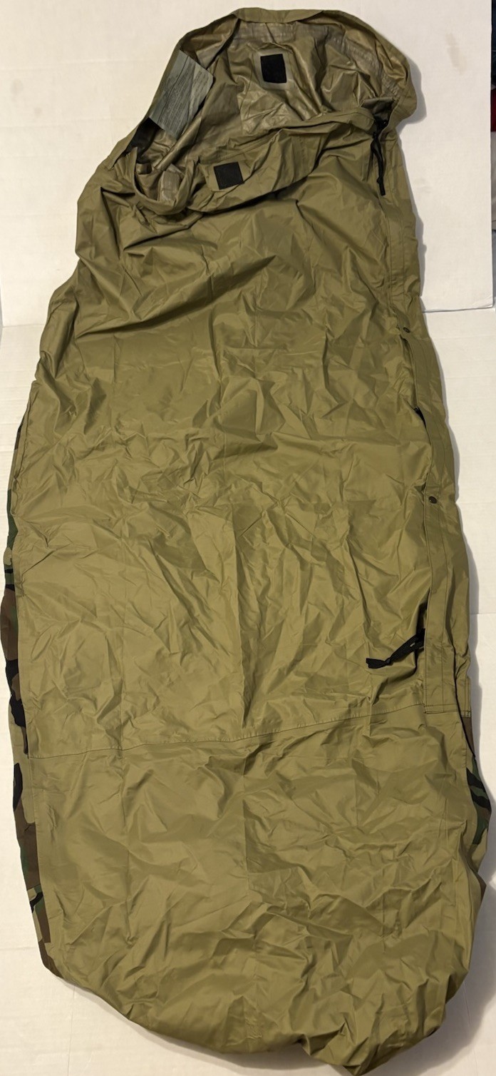 US Military Bivy Cover Goretex Sleeping Bag Woodland 8465-01-445-6274