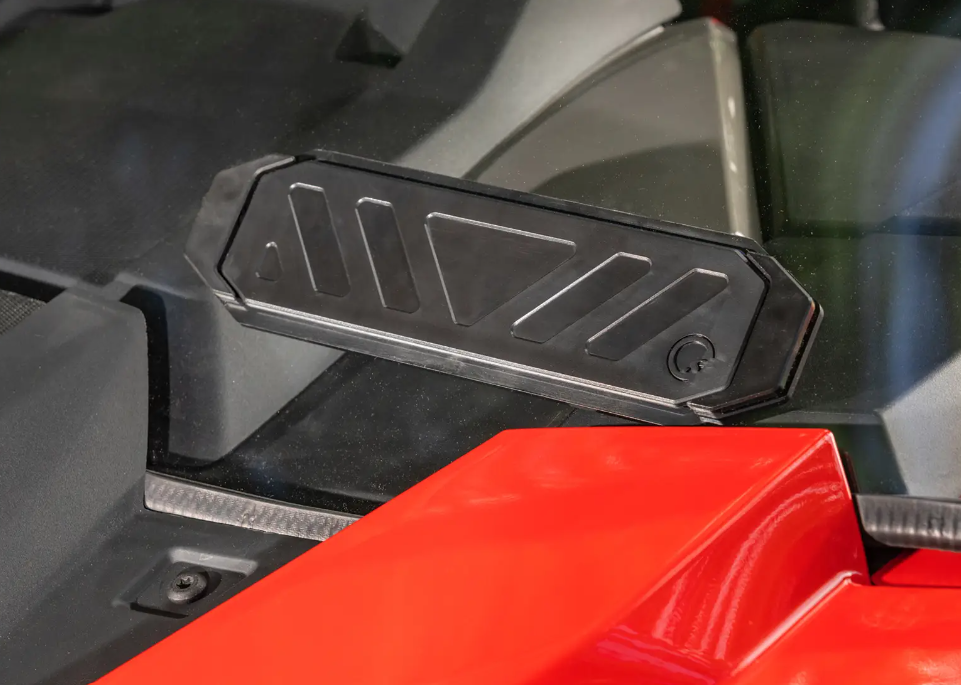 SuperATV Polaris RZR XP 1000 2024+ Clear Standard Poly Vented Full Windshield