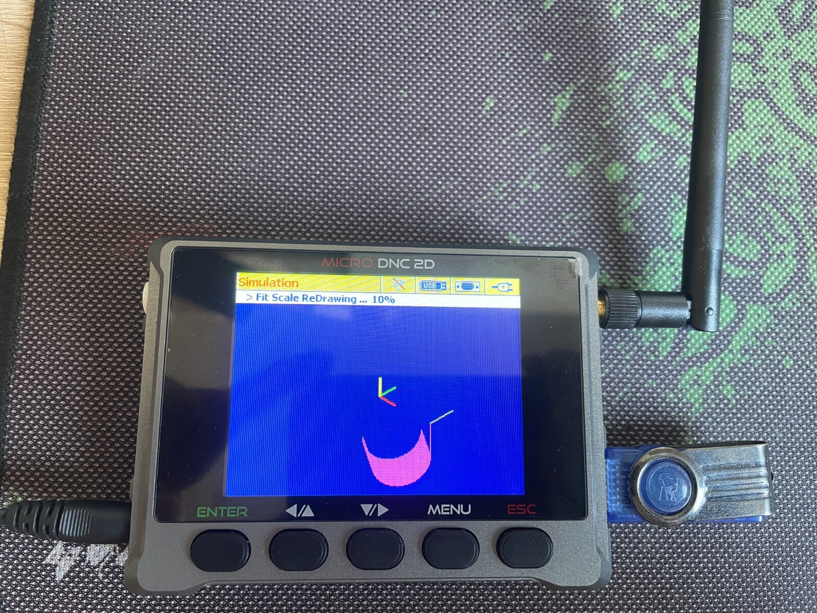 DNC DEVICE FOR CNC MACHING .USB/WIFI to RS232,DRIP FEED CNC