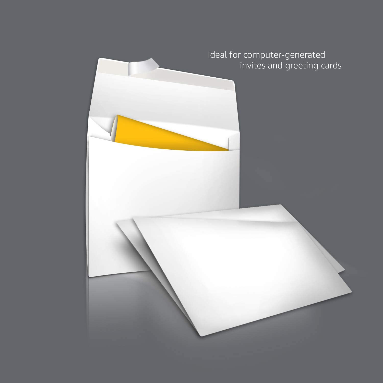 150 Bright White Envelopes Self Seal 4 3/8X5 3/4 Invitation Greeting Card A2
