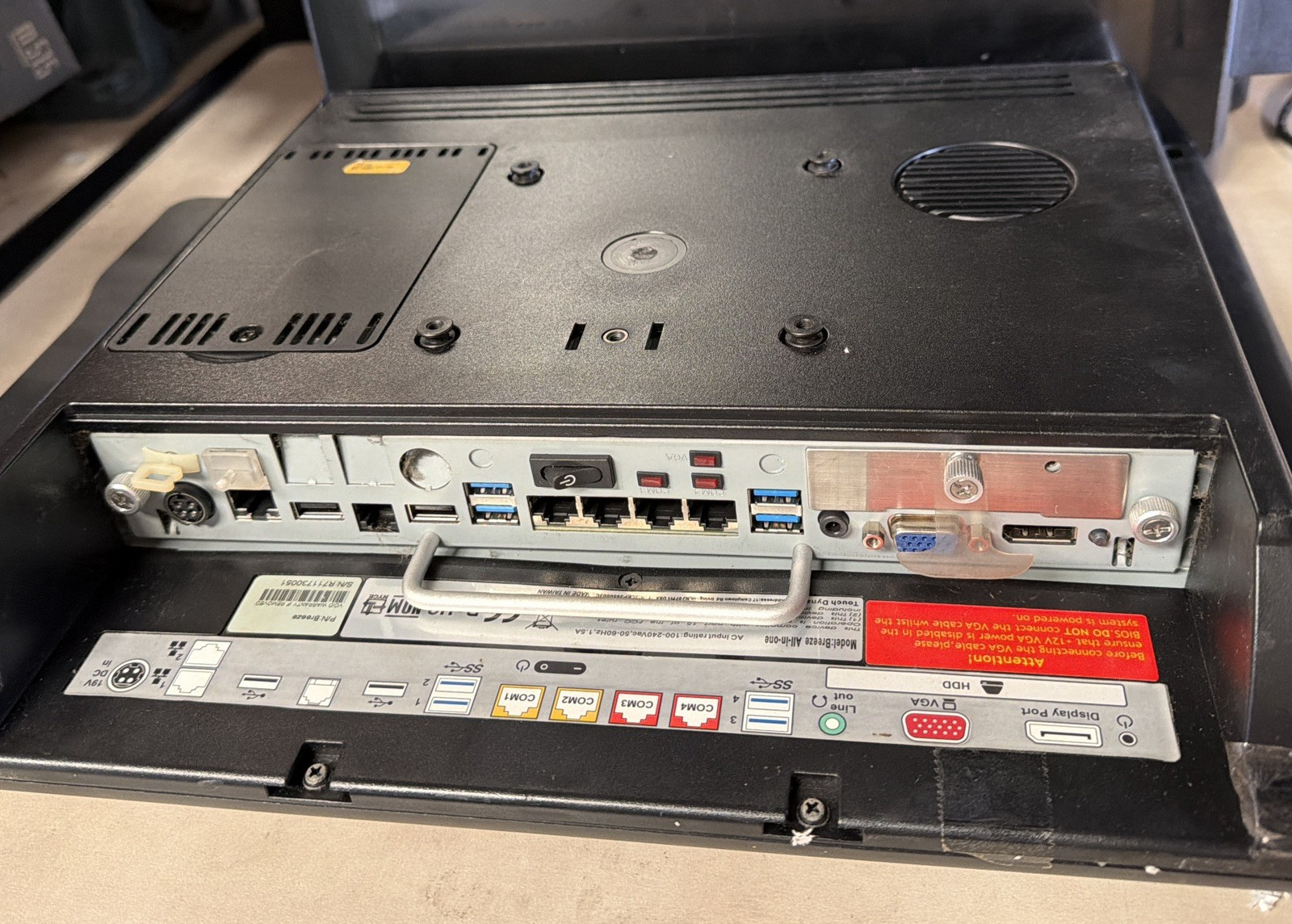 Lot of 4 Touch Dynamic Breeze All-In-One Touchscreen POS System