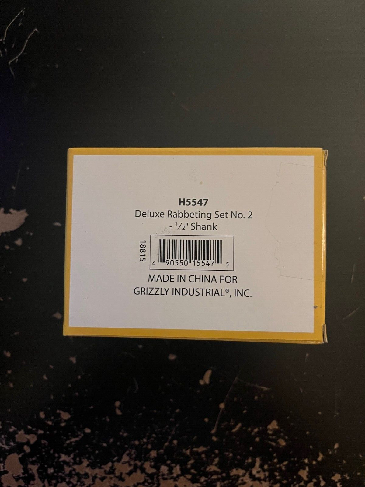 Deluxe Rabbeting Set 2, 1/2" Shank, Grizzly H5547 BRAND NEW