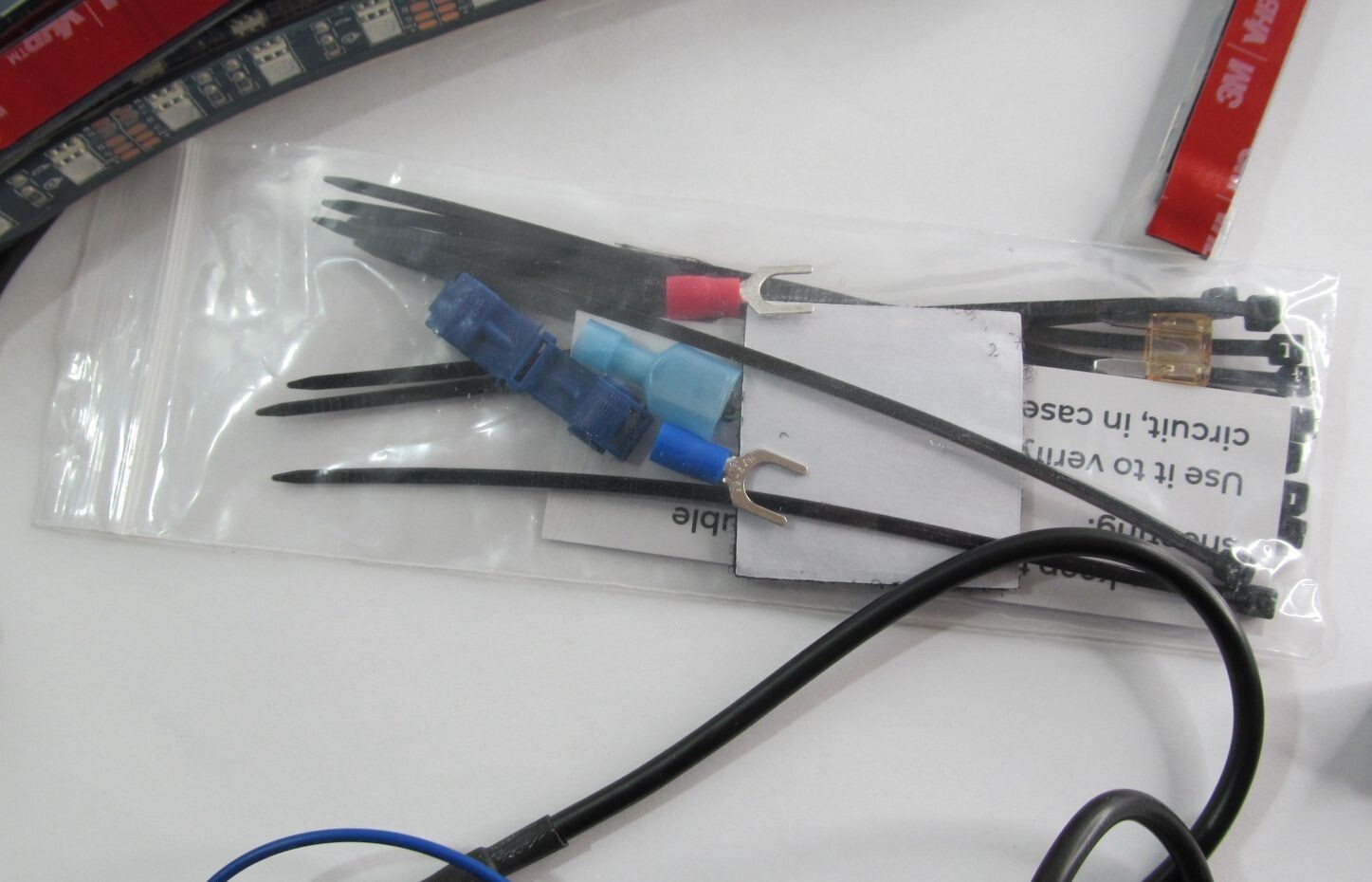 DITRIO M12R UNDERGLOW MULTICOLOR 12pc LED STRIP LIGHT KIT FOR MOTORCYCLE/ATV/UTV