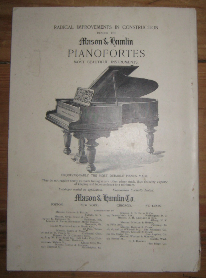 Souvenir Season Of Wagner Opera In German 1895-96, by Damrosch Opera Co.