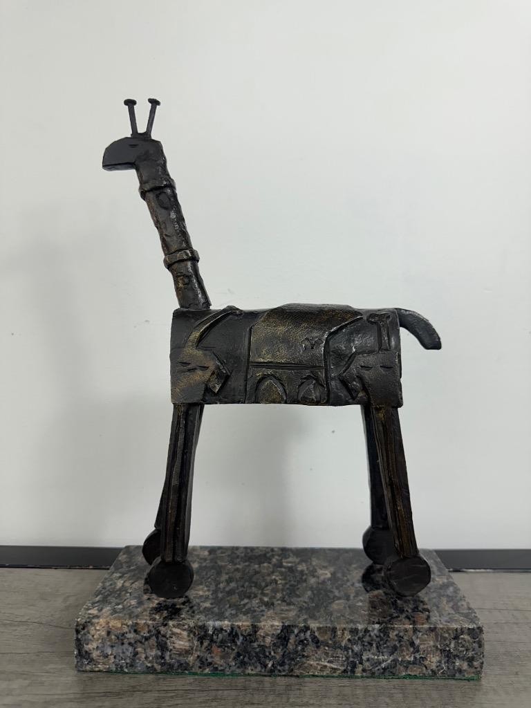 FERNANDO ANDRIACCI " JIRAFA "  BRONZE SCULPTURE SIGNED AND NUMBERED