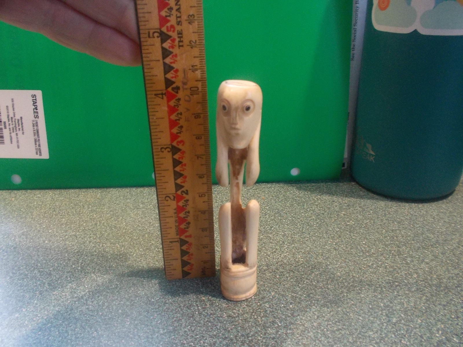 VTG/ Antique Carved Fertility Figure Northwest Coast or Eskimo Shamen Totem