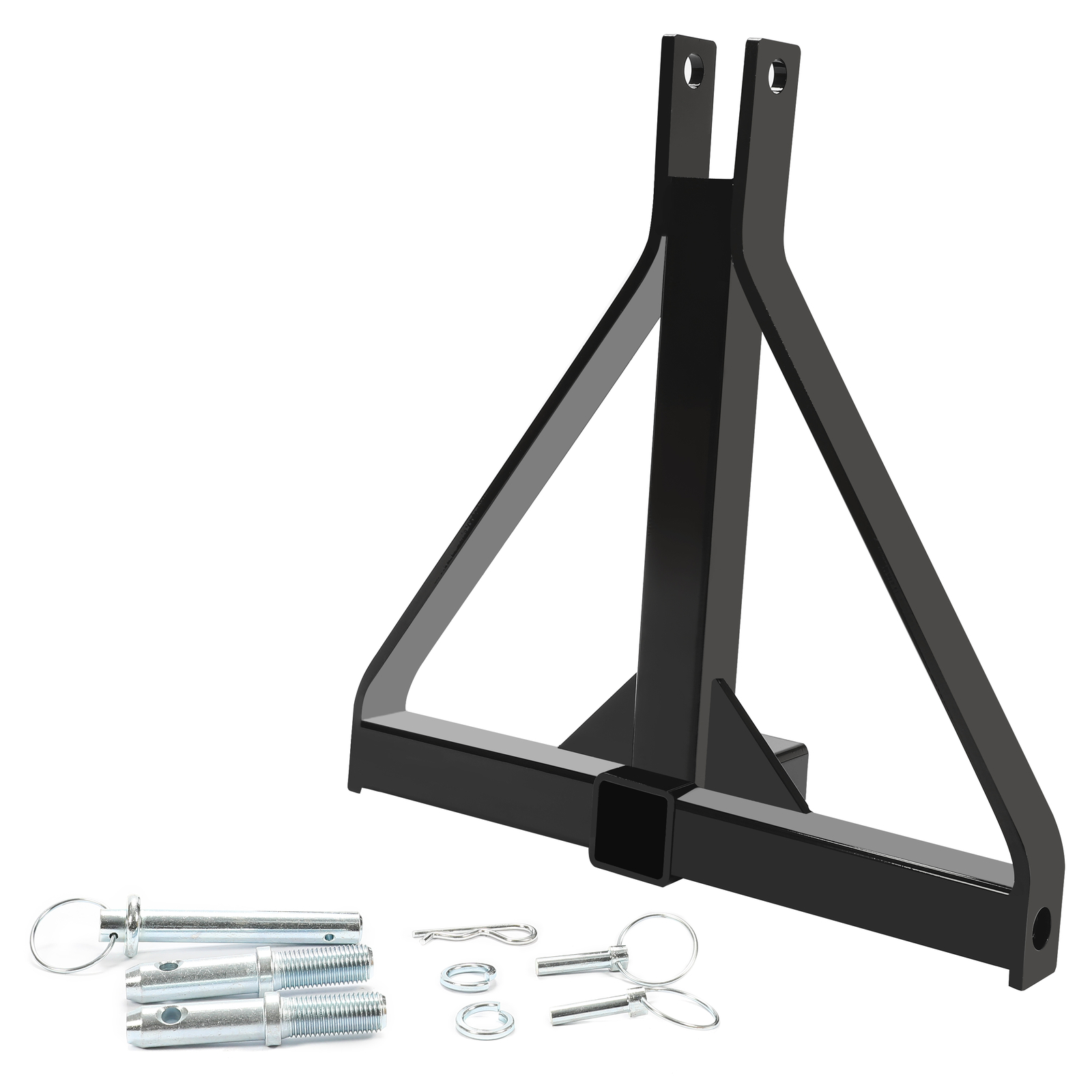 3 Point Hitch 2" Receiver Trailer Steel Category 1 Tractor Tow Drawbar Adapter