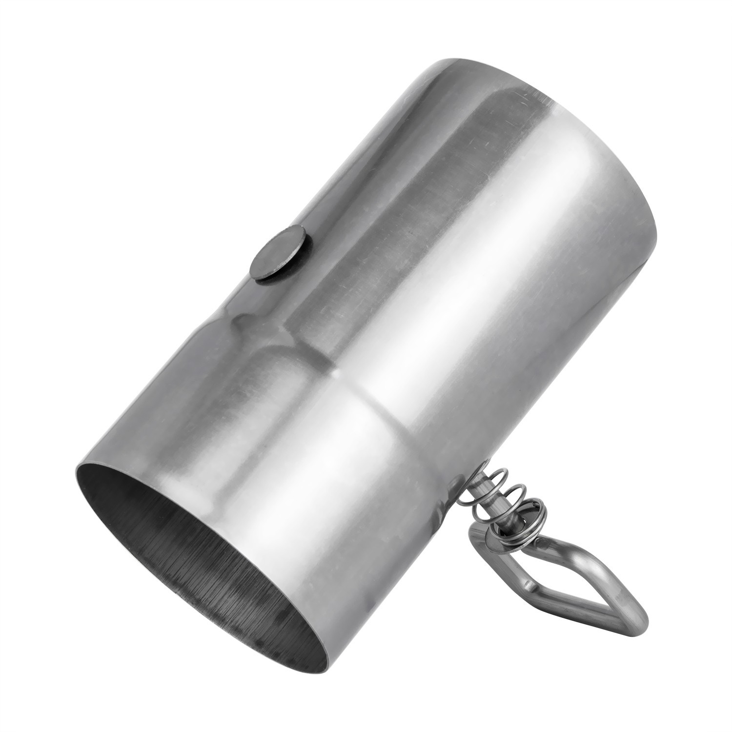 Stove Pipe with Damper 2.36" Stainless Steel Air Valve Chimney Flue for Stove