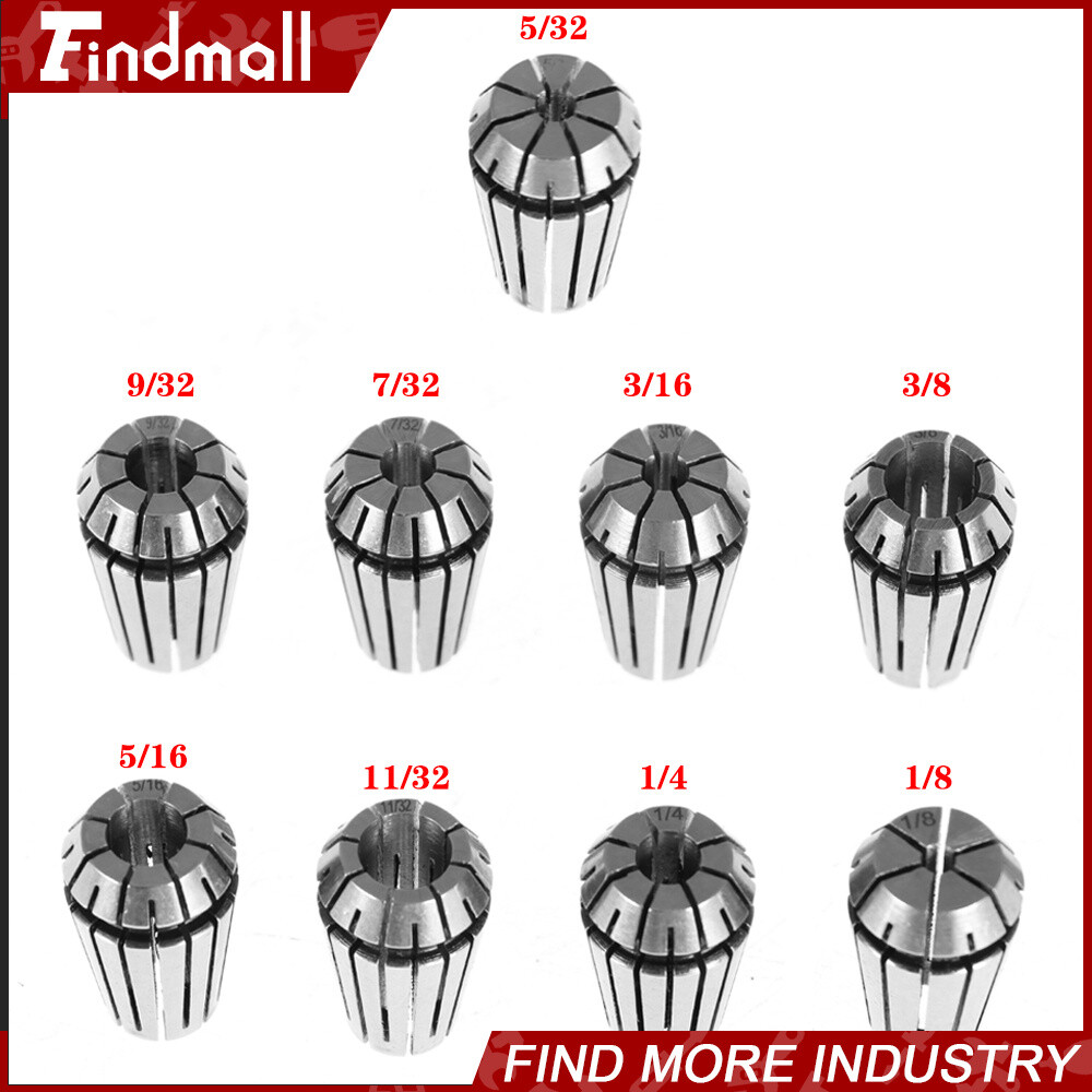 ER11/ER16/ER20/ER25/ER32/ER40 Spring Collet Set For CNC Milling Lathe Machine