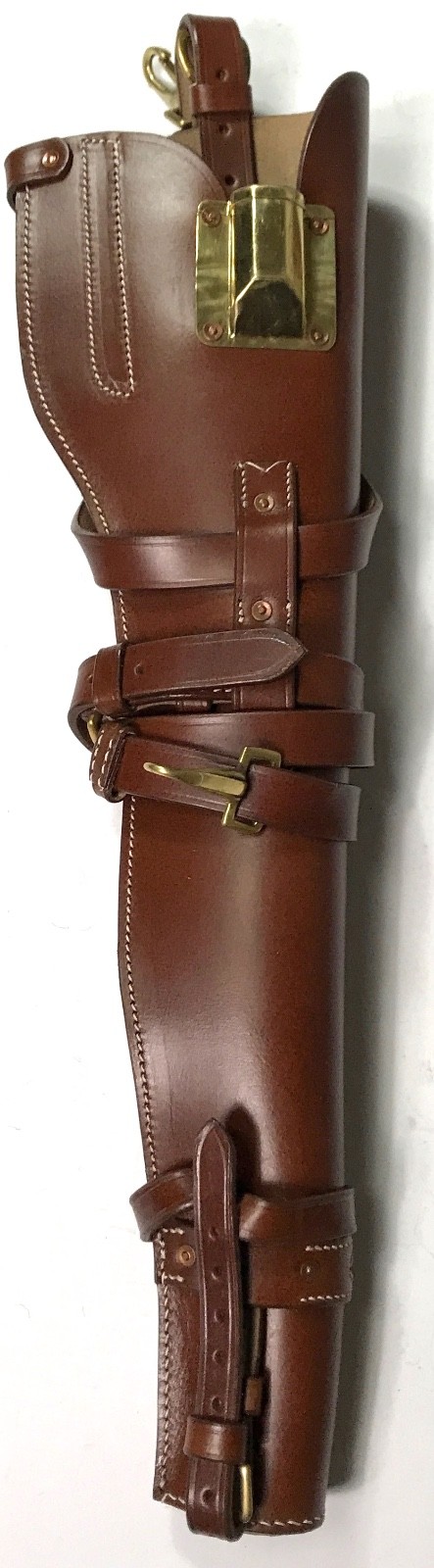 WWII US Army M1 Carbine leather carry scabbard for jeep