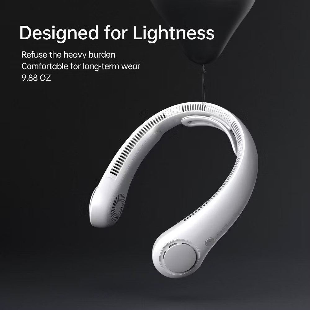 JISULIFE Portable Neck Fan Gray