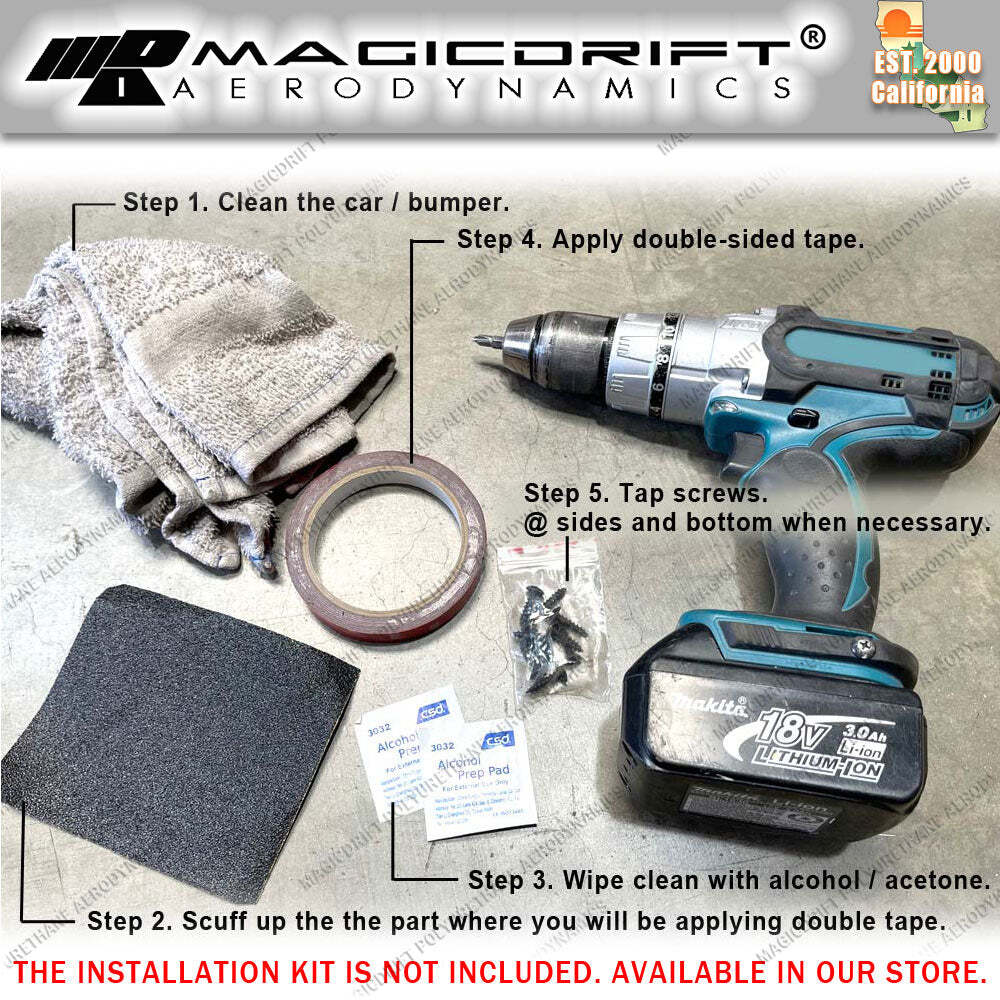 For 07-13 Chevy Silverado MDA Style Rear Tailgate Cap Cover Spoiler SS