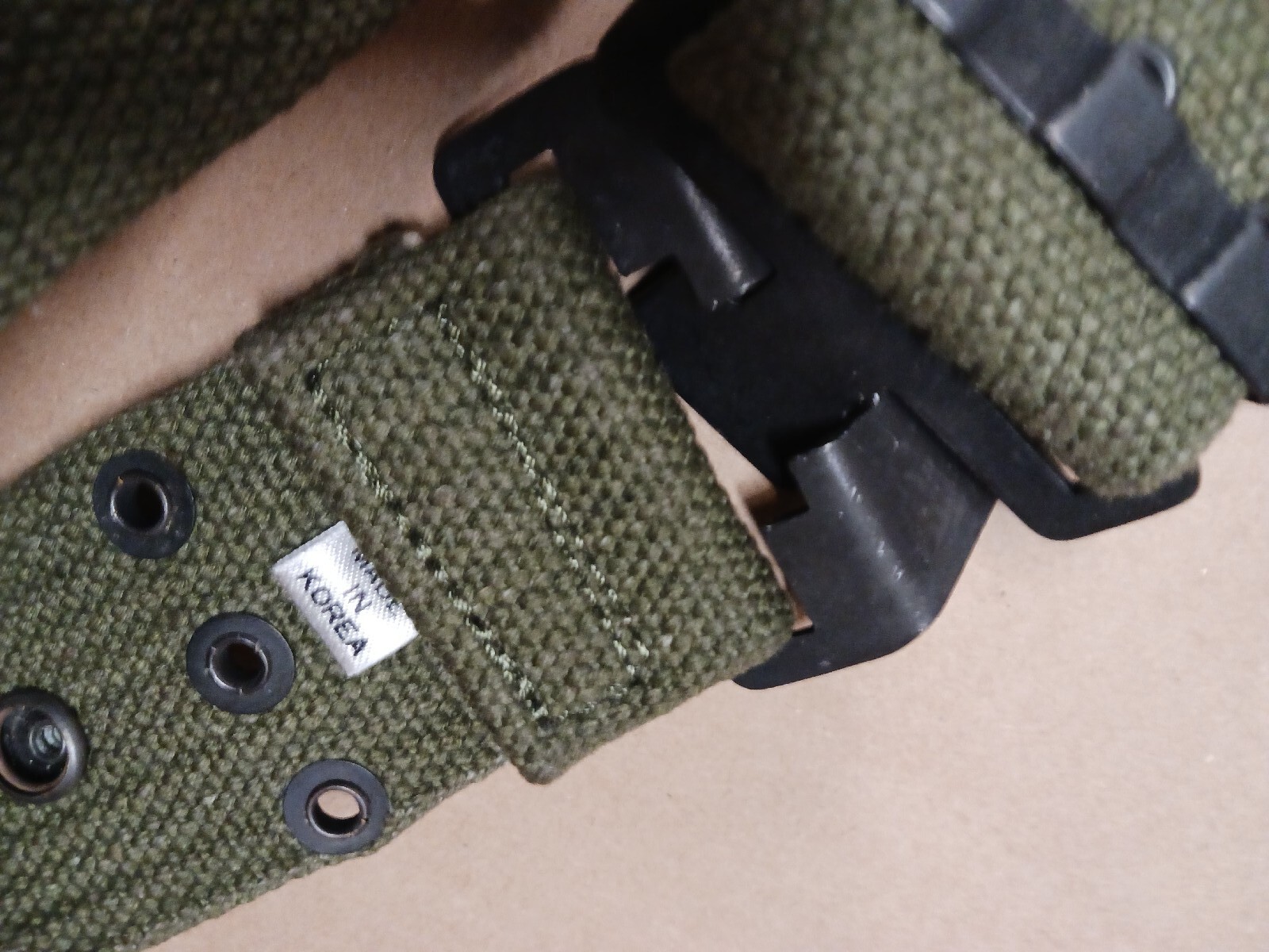 US Vietnam Style Reproduction Cotton Davis Belt