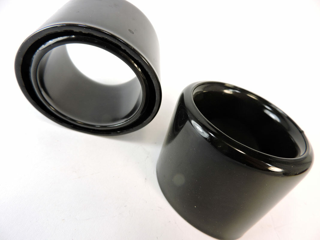 BiG JON Downrigger Parts KT51074 Black Rod Holder Caps, Pair