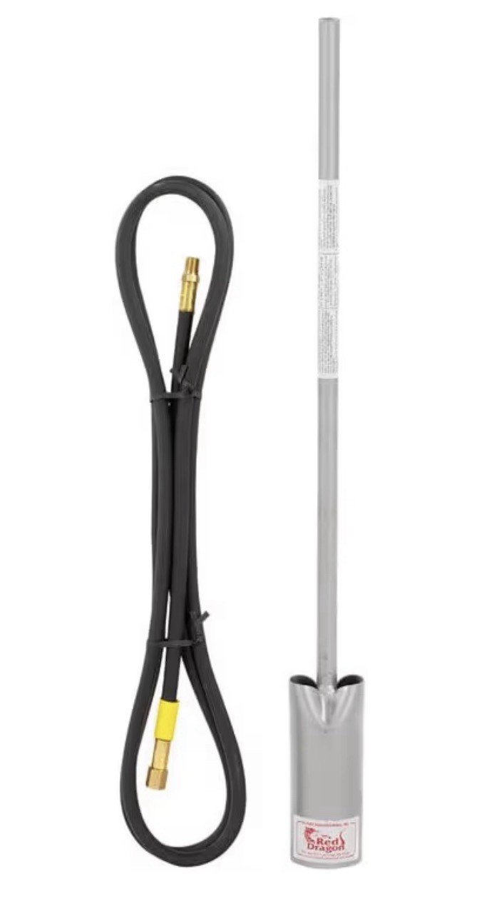 Red Dragon VT2-1/2-24CE Torch Kit, Propane, 500000 BTU, 10 ft L Hose, 23 in Hand