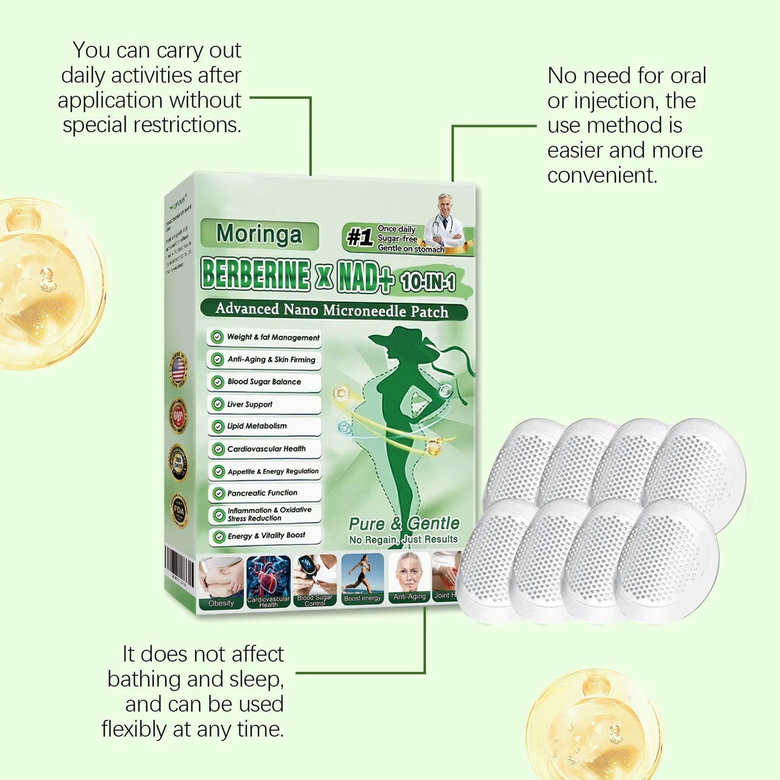 Body Shaping Patch 10-IN-1 Advanced Nano Microneedle Patch (7pcs/box)