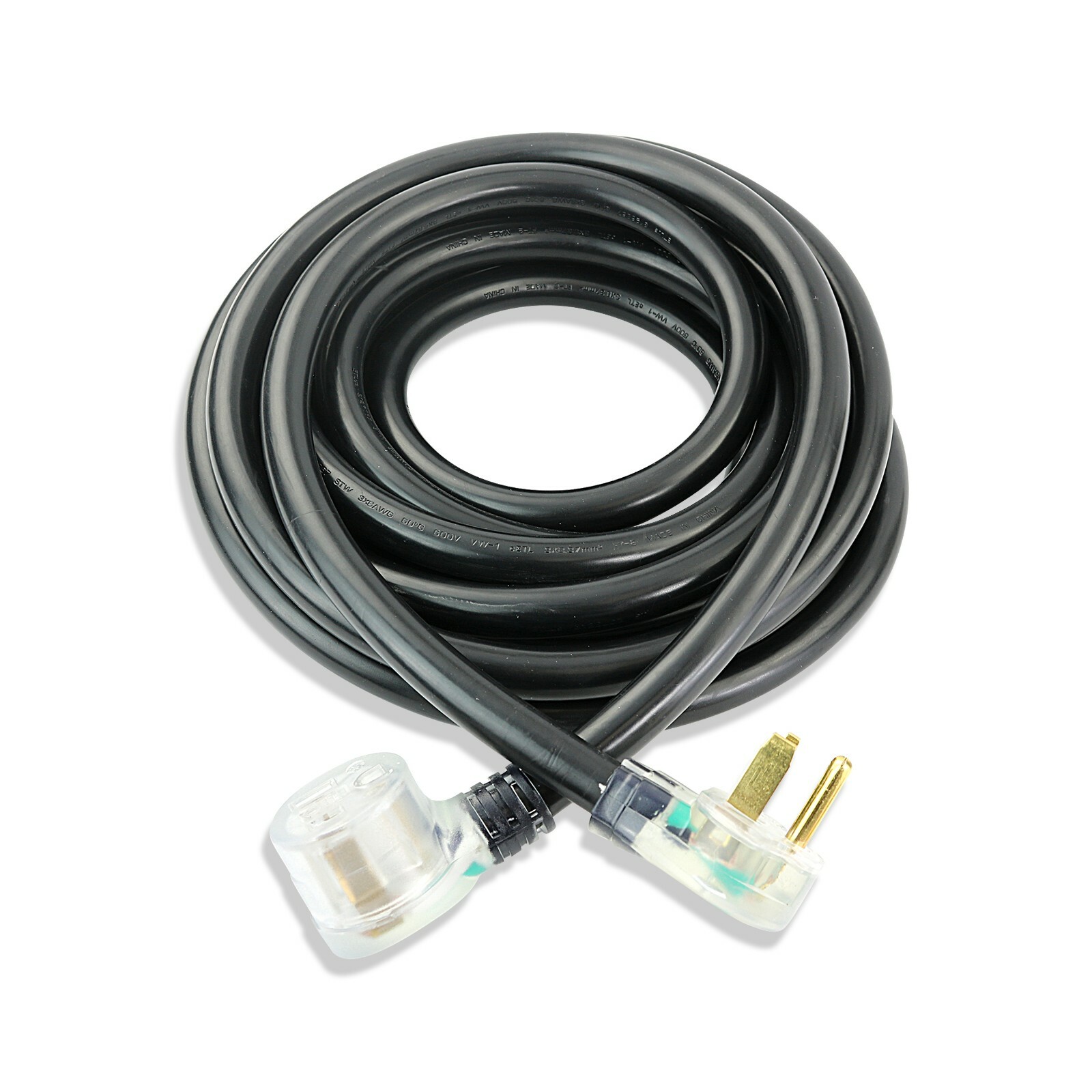 Leisure Cords 25' 220 Volt 50 Amp Heavy Duty 8/3 Welder Extension Cord MIG TIG