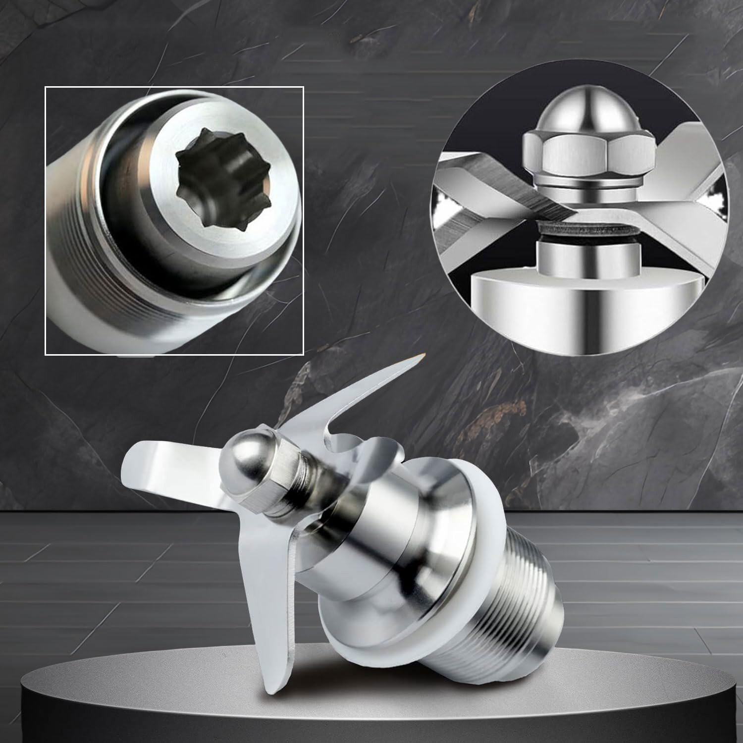 For Waring CB6 CB10 CB15 Cutting Blade Assembly Replacement 502977 Assembled