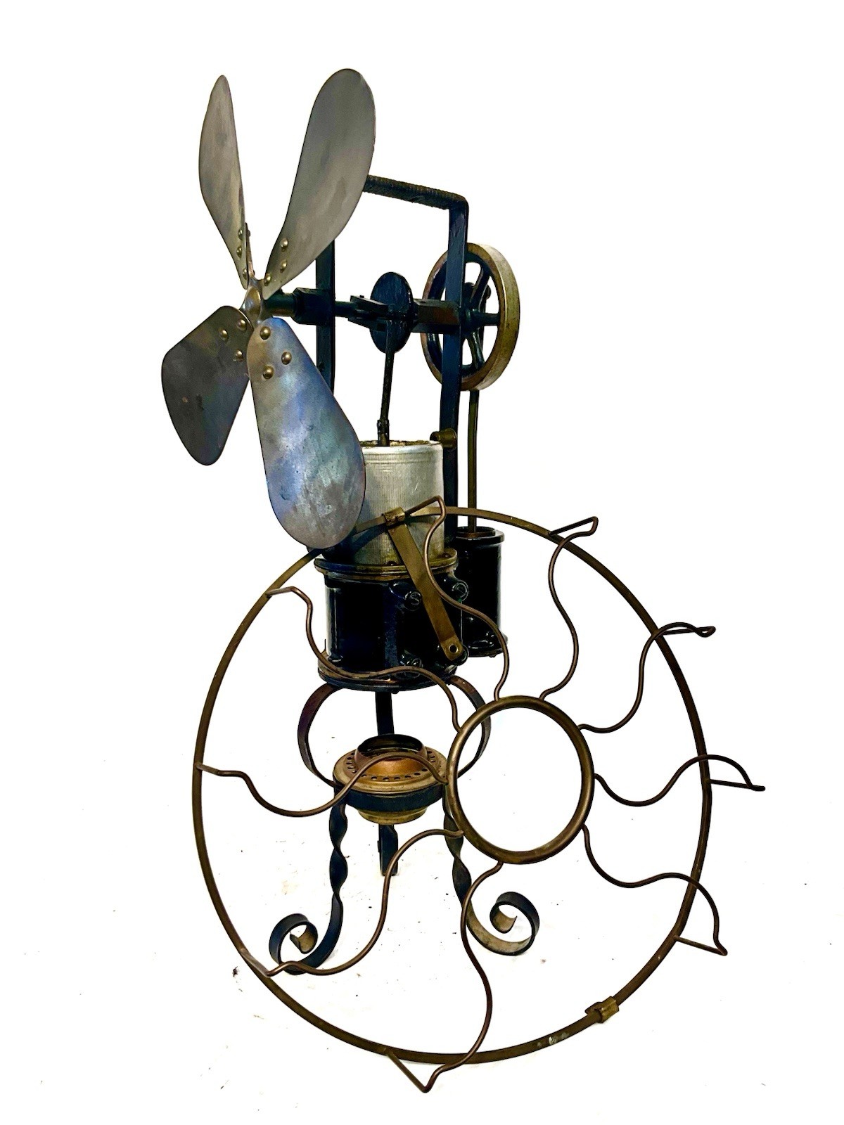 Ça. 1965 UNIDENTIFIED HOT AIR ENGINE FAN A+ RUNNING CONDITION ESTATE FIND