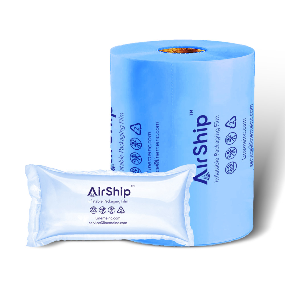 AIRSHIP® Air Pillow Cushion Roll 2300ft 8”x4” (7000pcs) Void Fill Packaging
