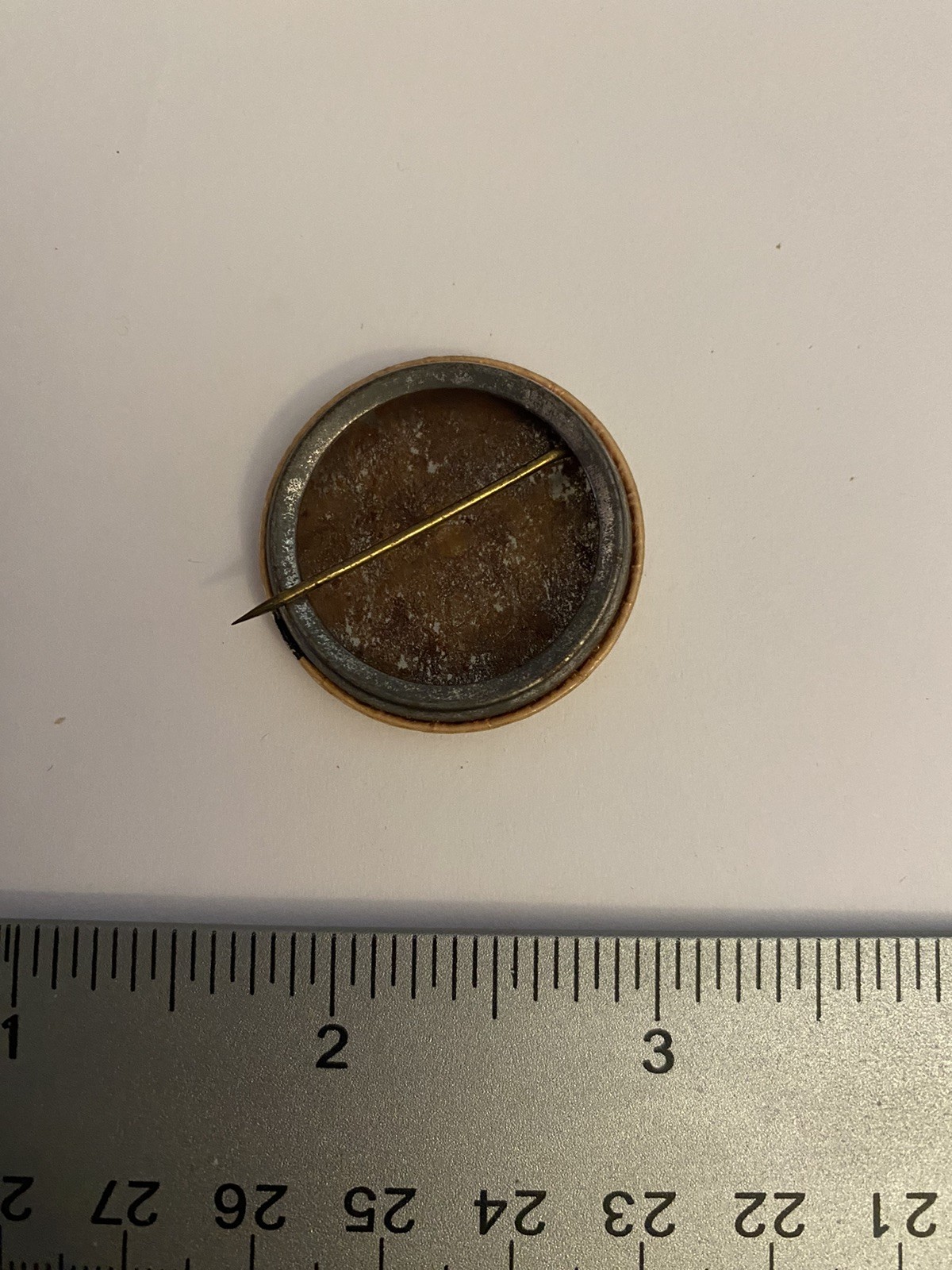 Mary Hall Supervisor Pin Back Button P157