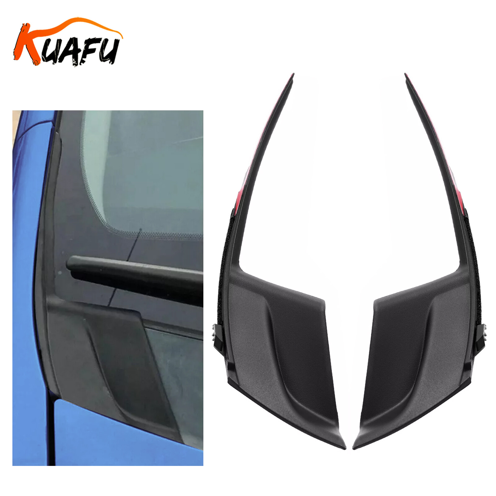 Front Windshield Wiper Side Cowl Extension Cover Trim For Toyota Sienna 2011-20