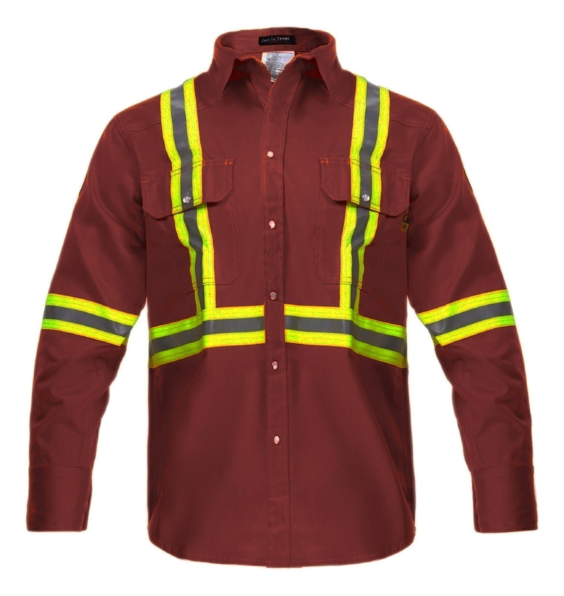 Flame Resistant FR High Visibility Lightweight Work Shirt