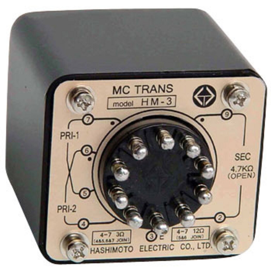 A Pair of MC Step up Transformer. HM-3 Hashimoto (Sansui)