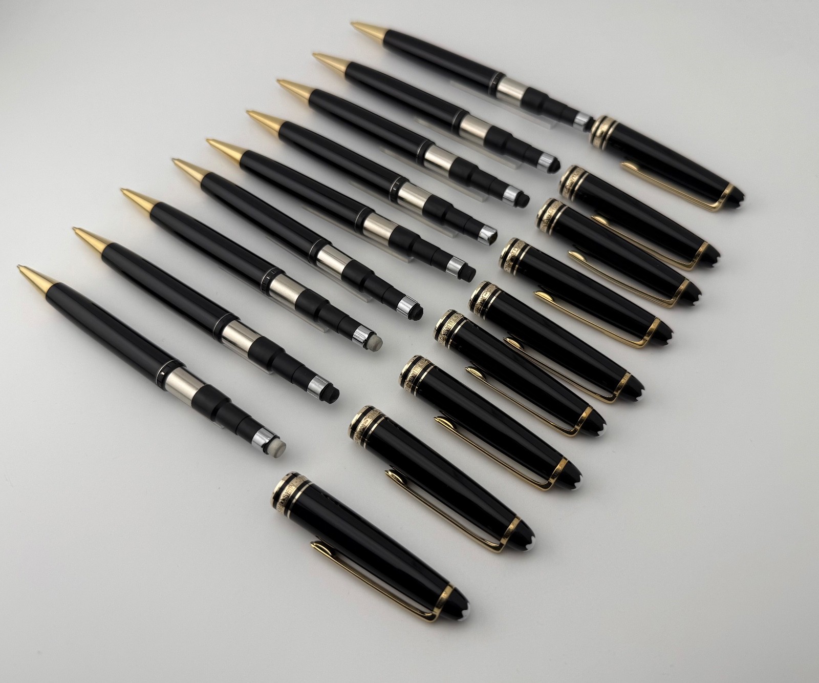 Montblanc Meisterstück Black Gold Plated No. 165 Mechanical Pencil 0.7mm