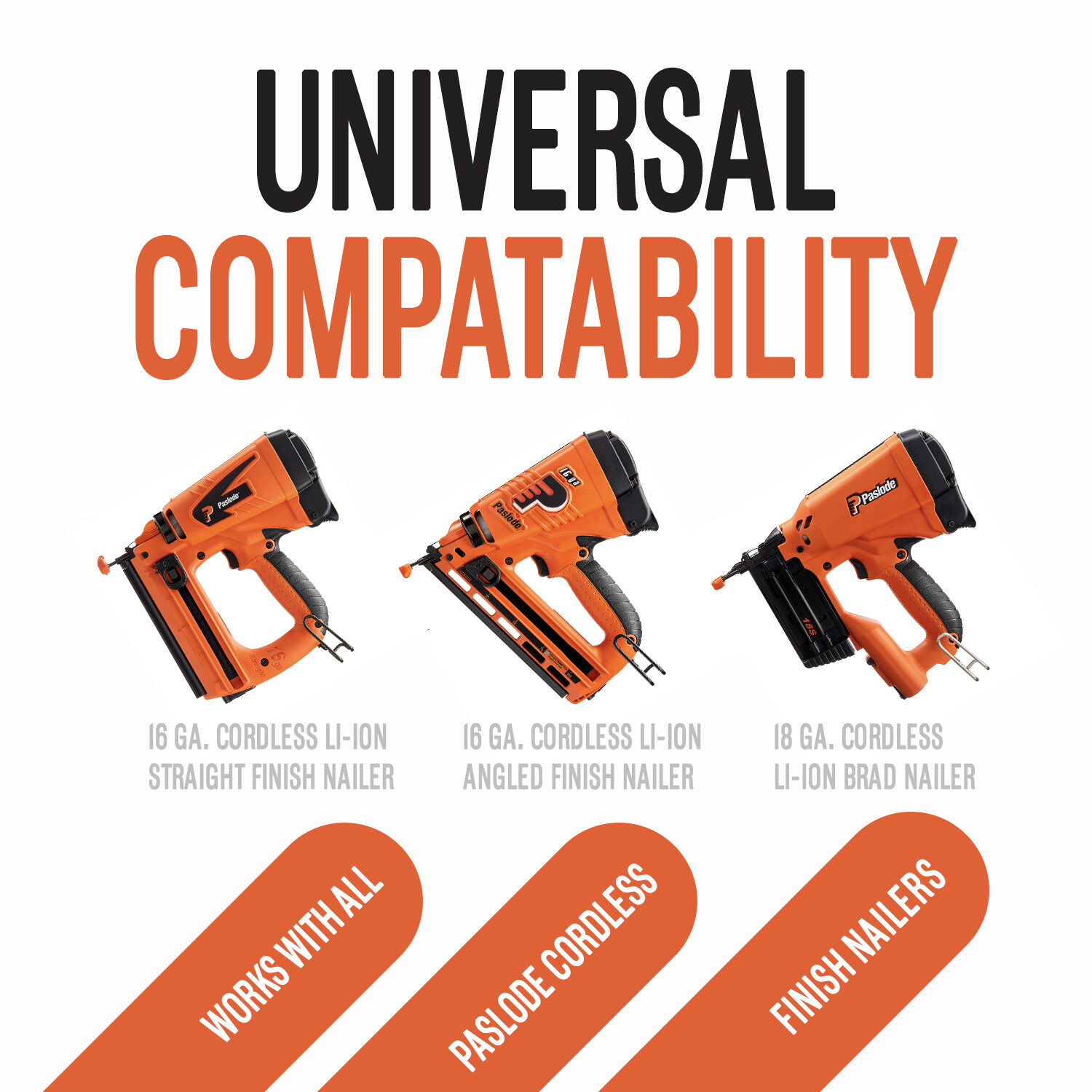 Paslode Universal Short Yellow Trim Fuel, 816007, Paslode Finish and Brad Nailer