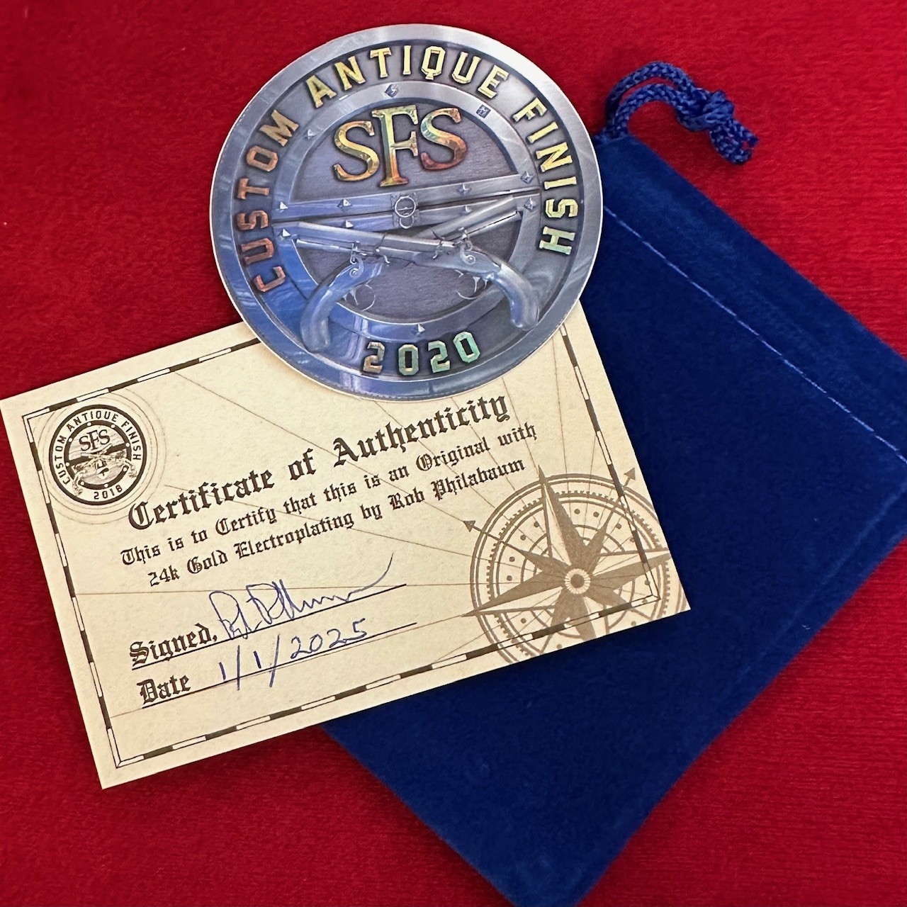 2016 1 Troy OZ .9999 Silver Tuvalu “PEARL HARBOR COIN” w/ 24K Gilding by SFS