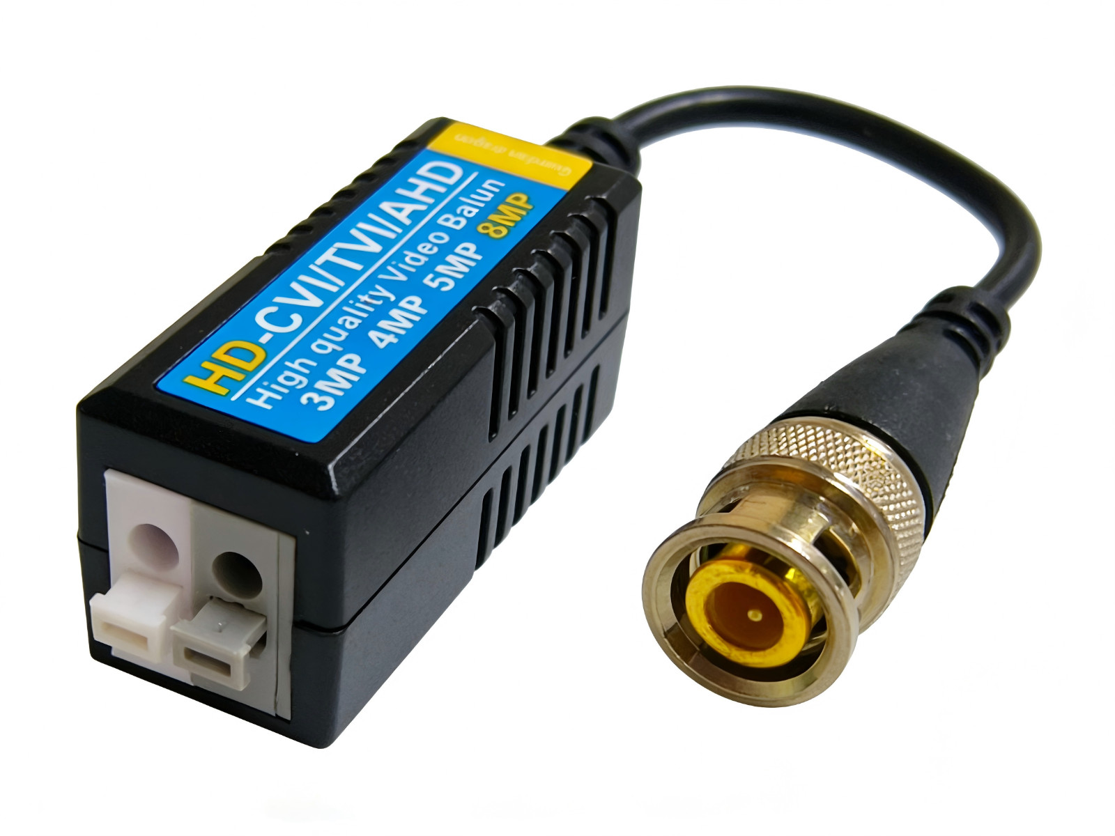 20,CCTV Camera 1080P3MP4MP5MP8MP passive video Balun BNC Coaxial Cable Connector