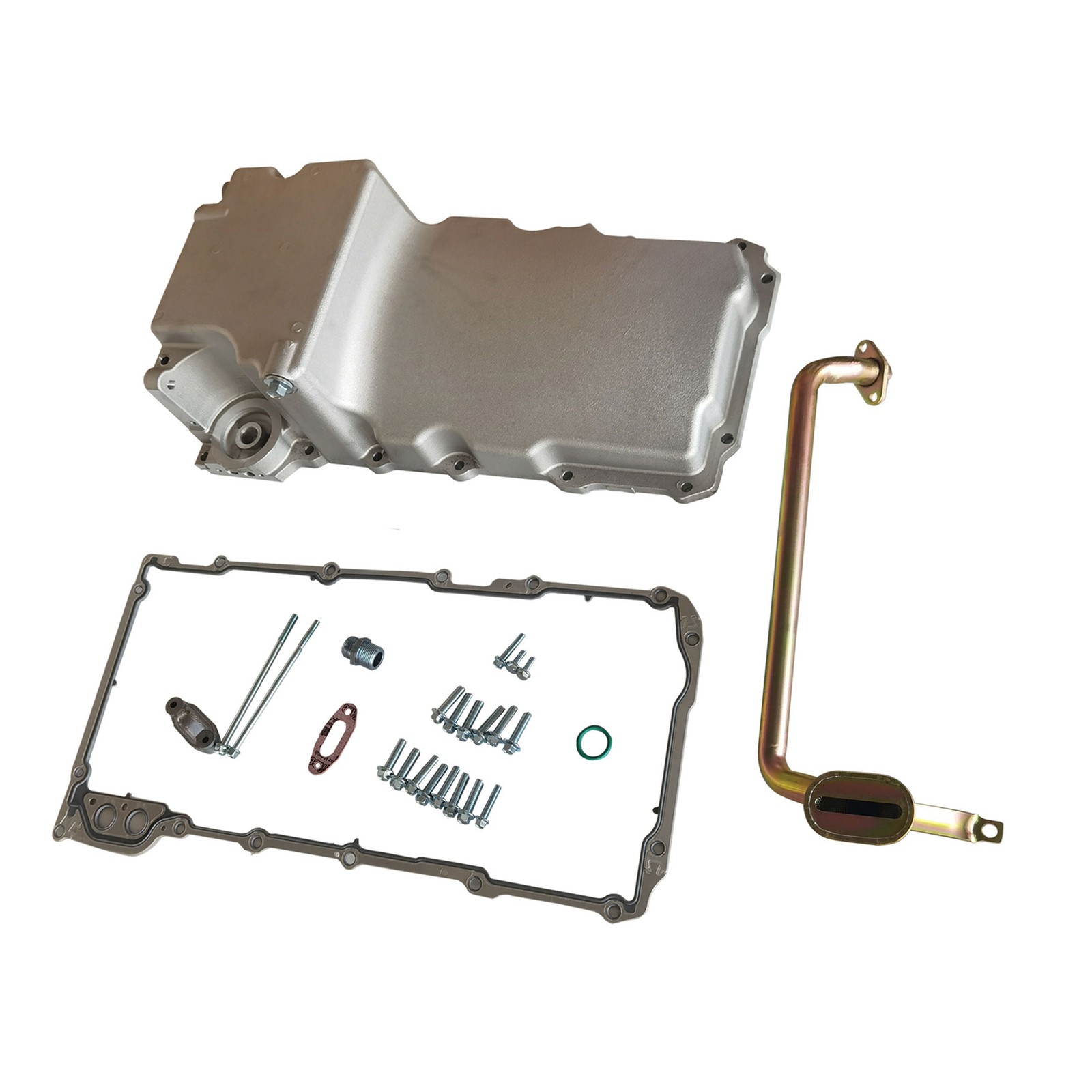 302-1 LS Swap Retrofit Aluminum Oil Pan For Chevy BBC SBC GM LS1 LS2 LS3 LS6